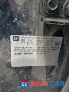 Zdjęcie 12 z 14 samochodu: 2017 BUICK REGAL GS VIN:2G4GT5GX0H9138222 - miniatura