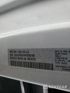 Zdjęcie 13 z 13 samochodu: 2023 RAM PROMASTER 2500 2500 HIGH VIN:3C6LRVDG4PE505166 - miniatura