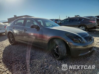 Czwarte zdjęcie samochodu z boku: 2008 INFINITI G35 VIN:JNKBV61F98M275689 - miniatura