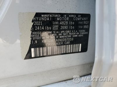 Zdjęcie 13 z 16 samochodu: 2022 GENESIS G70 BASE VIN:KMTG34TA6NU097059 - miniatura