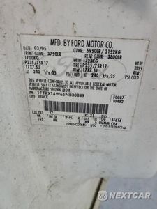 Zdjęcie 12 z 12 samochodu: 2005 FORD F150 VIN:1FTRX14W65NB30849 - miniatura
