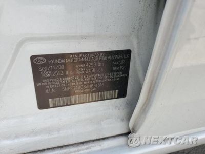 Zdjęcie 12 z 12 samochodu: 2010 HYUNDAI SONATA GLS VIN:5NPET4AC8AH631516 - miniatura