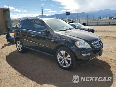 Czwarte zdjęcie samochodu z boku: 2011 MERCEDES-BENZ ML 350 4MATIC VIN:4JGBB8GB9BA723525 - miniatura