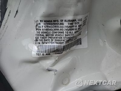 Zdjęcie 13 z 15 samochodu: 2016 HONDA PILOT EXLN VIN:5FNYF6H78GB051828 - miniatura