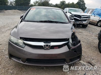 Piąte zdjęcie samochodu w środku: 2010 HONDA CIVIC LX VIN:2HGFA1F56AH542122 - miniatura