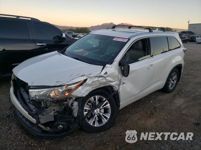 2015 TOYOTA HIGHLANDER XLE 5TDKKRFH5FS119107 - główne zdjęcie licytacji z USA - miniatura