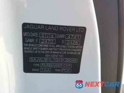 Zdjęcie 13 z 15 samochodu: 2016 JAGUAR F-TYPE R VIN:SAJWJ6HL1GMK35049 - miniatura