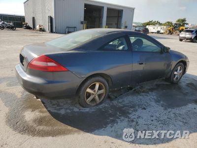Trzecie zdjęcie samochodu z tyłu: 2003 HONDA ACCORD EX VIN:1HGCM72643A009215 - miniatura
