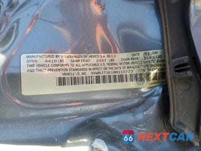 Zdjęcie 12 z 13 samochodu: 2008 VOLKSWAGEN GLI VIN:3VWBJ71K18M110723 - miniatura