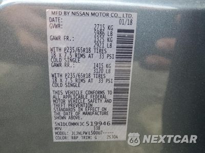 Zdjęcie 13 z 14 samochodu: 2018 INFINITI QX60 VIN:5N1DL0MMXJC519946 - miniatura