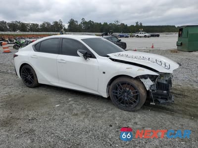 Czwarte zdjęcie samochodu z boku: 2023 LEXUS IS 500 F SPORT VIN:JTHAP1D27P5004186 - miniatura
