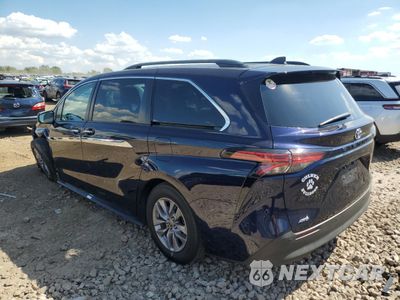 Drugie zdjęcie samochodu z przodu: 2022 TOYOTA SIENNA XLE VIN:5TDJSKFC4NS040548 - miniatura