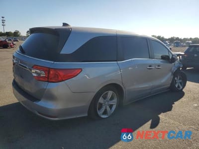 Trzecie zdjęcie samochodu z tyłu: 2019 HONDA ODYSSEY EXL VIN:5FNRL6H76KB027503 - miniatura