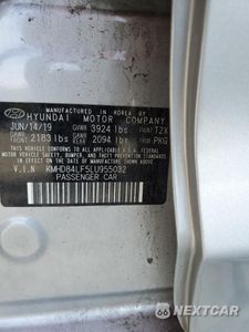 Zdjęcie 12 z 15 samochodu: 2020 HYUNDAI ELANTRA SEL VIN:KMHD84LF5LU955032 - miniatura