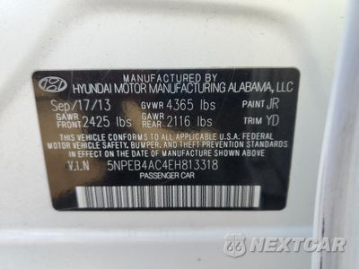 Zdjęcie 12 z 12 samochodu: 2014 HYUNDAI SONATA GLS VIN:5NPEB4AC4EH813318 - miniatura