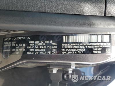 Zdjęcie 13 z 13 samochodu: 2018 JEEP RENEGADE LATITUDE VIN:ZACCJBBB0JPH12105 - miniatura