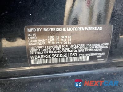 Zdjęcie 12 z 12 samochodu: 2016 BMW 328 XI SULEV VIN:WBA8E3C56GK501063 - miniatura