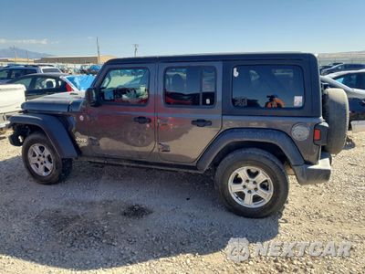 Drugie zdjęcie samochodu z przodu: 2018 JEEP WRANGLER UNLIMITED SPORT VIN:1C4HJXDGXJW123898 - miniatura