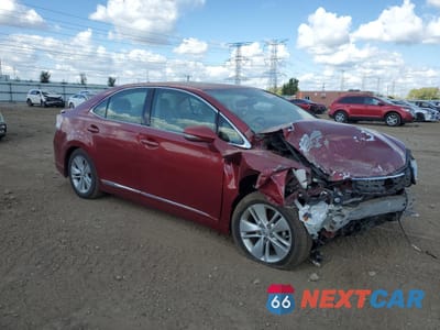 Czwarte zdjęcie samochodu z boku: 2010 LEXUS HS 250H VIN:JTHBB1BA0A2020297 - miniatura