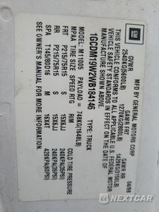 Zdjęcie 13 z 13 samochodu: 1998 CHEVROLET ASTRO VIN:1GCDM19W2WB184146 - miniatura