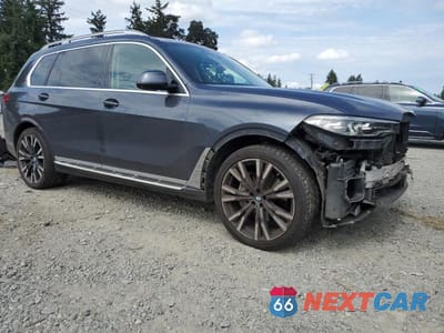 Czwarte zdjęcie samochodu z boku: 2019 BMW X7 XDRIVE50I VIN:5UXCX4C59KLS37822 - miniatura