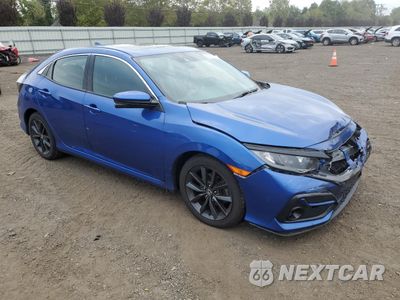 Czwarte zdjęcie samochodu z boku: 2021 HONDA CIVIC EX VIN:SHHFK7H67MU417661 - miniatura
