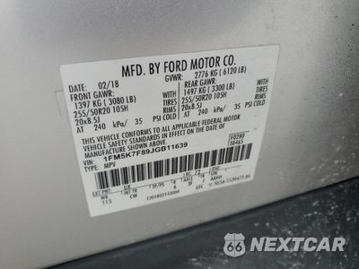 Zdjęcie 13 z 13 samochodu: 2018 FORD EXPLORER LIMITED VIN:1FM5K7F89JGB11639 - miniatura