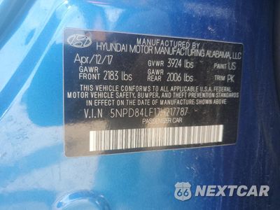 Zdjęcie 12 z 15 samochodu: 2018 HYUNDAI ELANTRA SEL VIN:5NPD84LF1JH217787 - miniatura