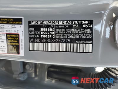 Zdjęcie 12 z 14 samochodu: 2025 MERCEDES-BENZ GLC COUPE 43 4MATIC AMG VIN:W1NKJ8HB5SF277875 - miniatura
