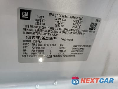 Zdjęcie 13 z 13 samochodu: 2016 GMC SIERRA K1500 SLT VIN:1GTV2NEJ9GZ396479 - miniatura