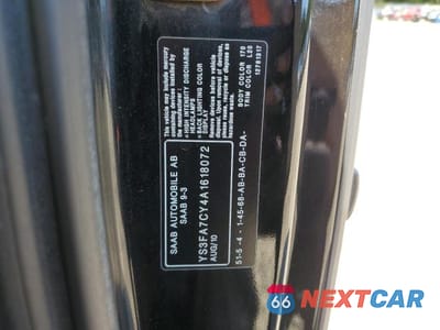 Zdjęcie 12 z 12 samochodu: 2010 SAAB 9-3 2.0T VIN:YS3FA7CY4A1618072 - miniatura