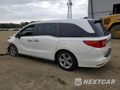 Drugie zdjęcie samochodu z przodu: 2019 HONDA ODYSSEY EXL VIN:5FNRL6H74KB070267 - miniatura