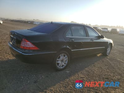 Trzecie zdjęcie samochodu z tyłu: 2003 MERCEDES-BENZ S 430 VIN:WDBNG70J53A367864 - miniatura