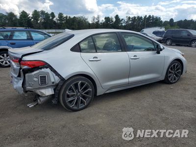 Trzecie zdjęcie samochodu z tyłu: 2020 TOYOTA COROLLA SE VIN:JTDS4RCE9LJ009822 - miniatura