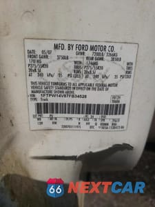 Zdjęcie 12 z 12 samochodu: 2007 FORD F150 SUPERCREW VIN:1FTPW14V87FB34528 - miniatura