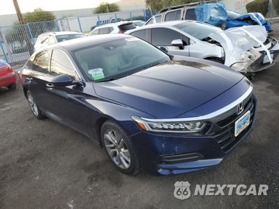 Czwarte zdjęcie samochodu z boku: 2020 HONDA ACCORD LX VIN:1HGCV1F19LA026214 - miniatura