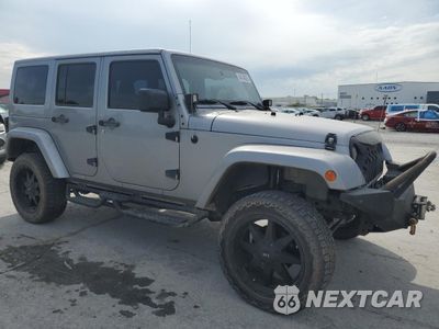 Czwarte zdjęcie samochodu z boku: 2015 JEEP WRANGLER UNLIMITED SAHARA VIN:1C4BJWEG6FL587830 - miniatura