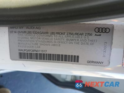 Zdjęcie 12 z 12 samochodu: 2015 AUDI A6 PREMIUM PLUS VIN:WAUFGAFC8FN011317 - miniatura