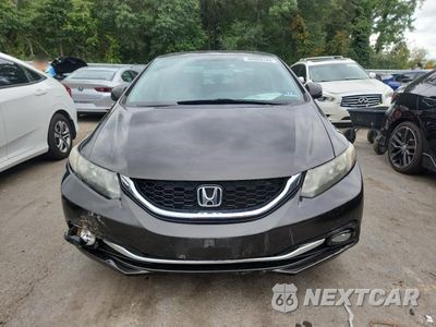 Piąte zdjęcie samochodu w środku: 2013 HONDA CIVIC EXL VIN:19XFB2F94DE228540 - miniatura