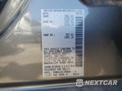 Zdjęcie 12 z 12 samochodu: 2025 NISSAN ALTIMA SR VIN:1N4BL4CV6SN314794 - miniatura