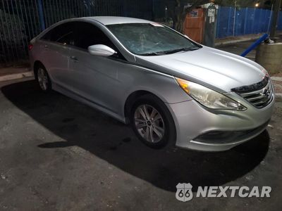 Czwarte zdjęcie samochodu z boku: 2014 HYUNDAI SONATA GLS VIN:5NPEB4AC0EH863729 - miniatura