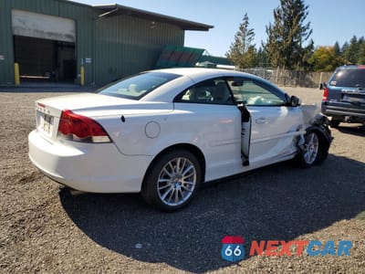 Trzecie zdjęcie samochodu z tyłu: 2009 VOLVO C70 T5 VIN:YV1MC67259J075457 - miniatura