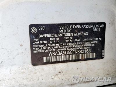 Zdjęcie 12 z 14 samochodu: 2015 BMW 328 I VIN:WBA3A5G58FNS82163 - miniatura