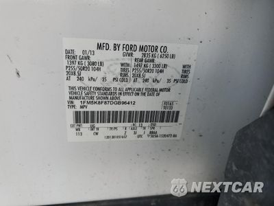 Zdjęcie 13 z 15 samochodu: 2013 FORD EXPLORER LIMITED VIN:1FM5K8F87DGB96412 - miniatura
