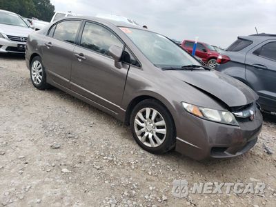 Czwarte zdjęcie samochodu z boku: 2010 HONDA CIVIC LX VIN:2HGFA1F56AH542122 - miniatura