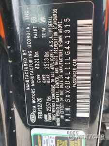 Zdjęcie 13 z 13 samochodu: 2020 KIA OPTIMA EX VIN:5XXGU4L11LG441315 - miniatura