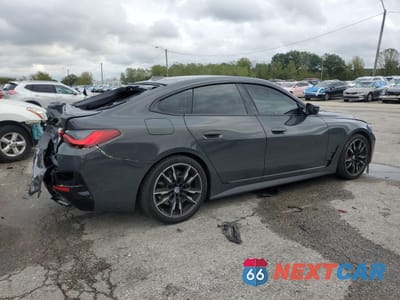 Trzecie zdjęcie samochodu z tyłu: 2023 BMW M440XI GRAN COUPE VIN:WBA13AW09PFP18742 - miniatura