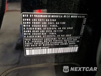 Zdjęcie 13 z 16 samochodu: 2024 VOLKSWAGEN TIGUAN SEL R-LINE BLACK VIN:3VV4B7AX8RM106207 - miniatura