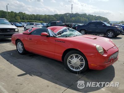 Czwarte zdjęcie samochodu z boku: 2002 FORD THUNDERBIRD VIN:1FAHP60A02Y100975 - miniatura