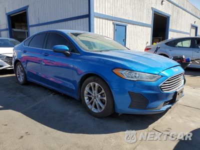 Czwarte zdjęcie samochodu z boku: 2019 FORD FUSION SE VIN:3FA6P0HD3KR216625 - miniatura